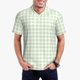 thumbnail image 1 of Fotbe Green Checkboard Camiseta Polo de Golf para Hombre con Estampado – Camisa Deportiva Transpirable con Cuello Abotonado-3X-Large, 1 of 6