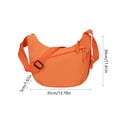 thumbnail image 3 of Bolso Bandolera De Nailon 1Pcs Multi Compartment Nylon Crossbody Bag with Adjustable Waist Strap for Outdoor Cycling Sports and Versatile Commuting 13.78x11.81x1.97" JASKFLY, 3 of 9