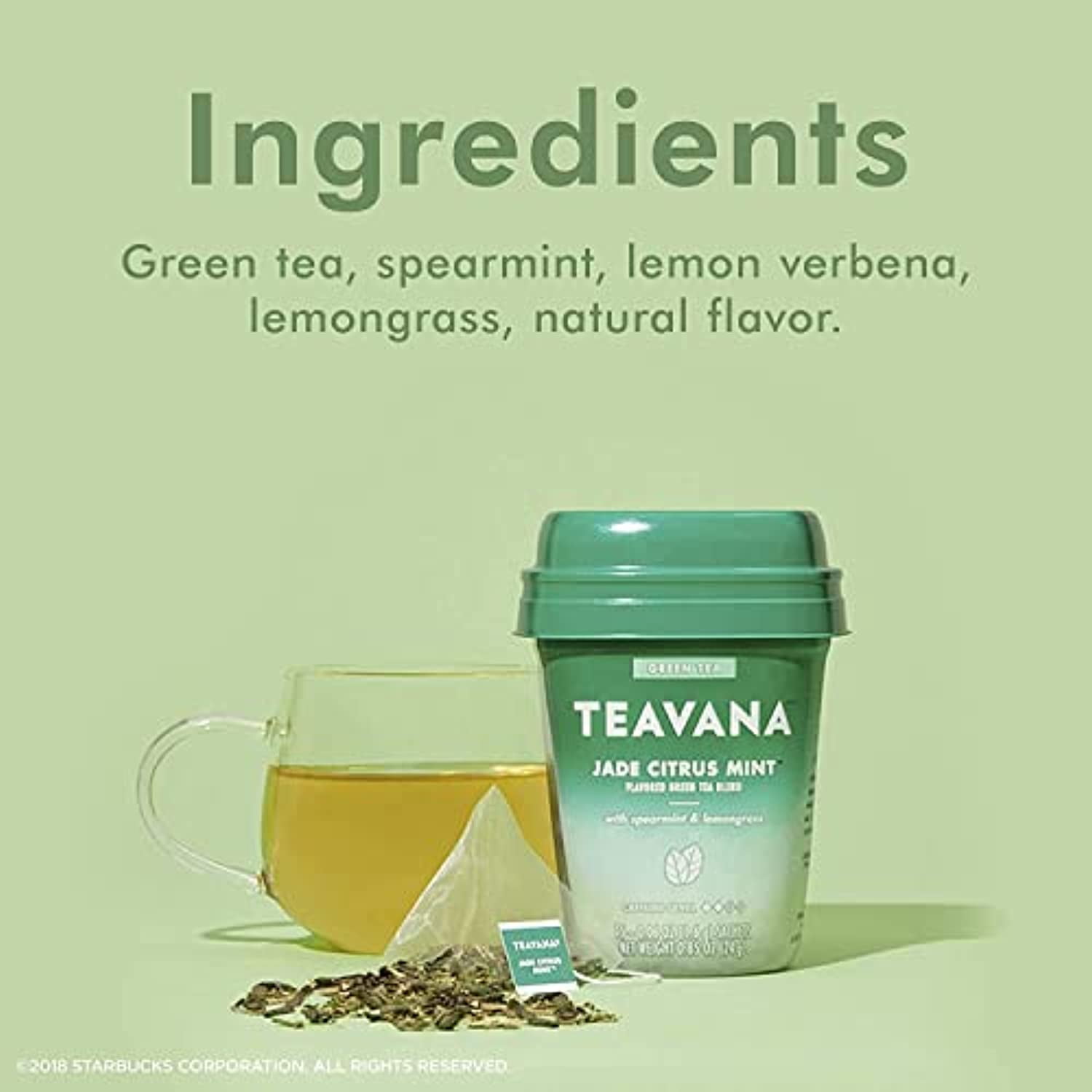 Buy Teavana Jade Citrus Mint Green Tea, Peach Tranquility, Beach