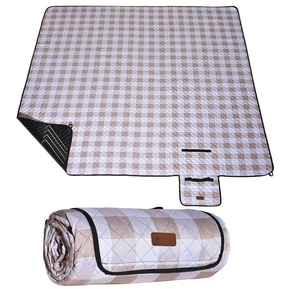 Manta de pícnic HX&OD para exteriores, 200 x 200 cm, impermeable y plegable