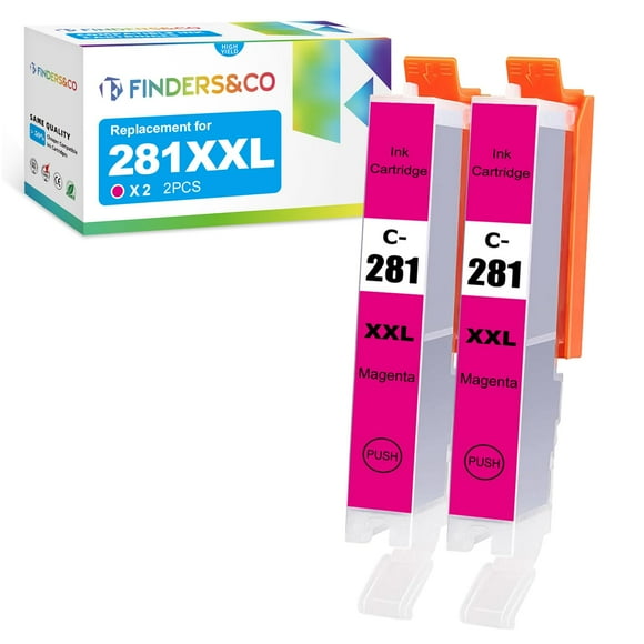 Cartucho de tinta F FINDERS&CO CLI-281 XXL Magenta para Canon PIXMA