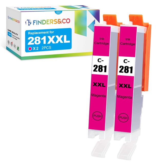 Cartucho de tinta F FINDERS&CO CLI-281 XXL Magenta para Canon PIXMA