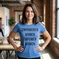 thumbnail image 2 of Womens Empowered Women Empower Women T-shirt Cool Lady Girl Power Feminism  Tee Womens Graphic Tees, 2 of 9