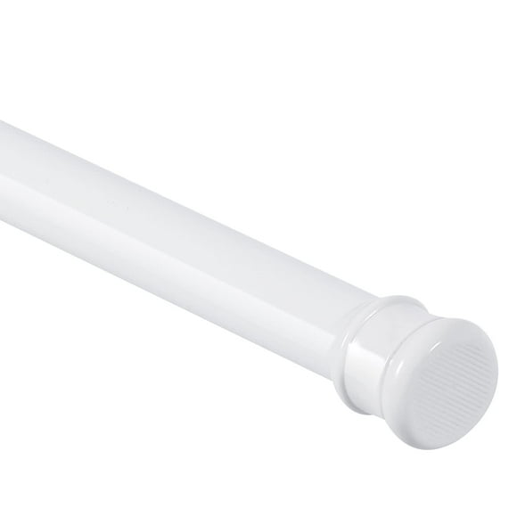 Barra de cortina de ducha Ginbel Direct, 70-120 cm Spring Tension, color blanco