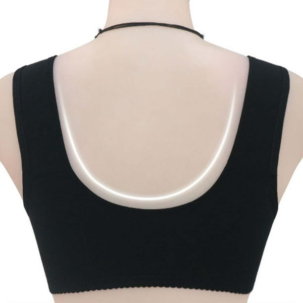 Women's Wireless Post Surgery Sports Bra Front Closure Comfort Brassiere  with Adjustable Straps : : Clothing, Shoes & Accessories