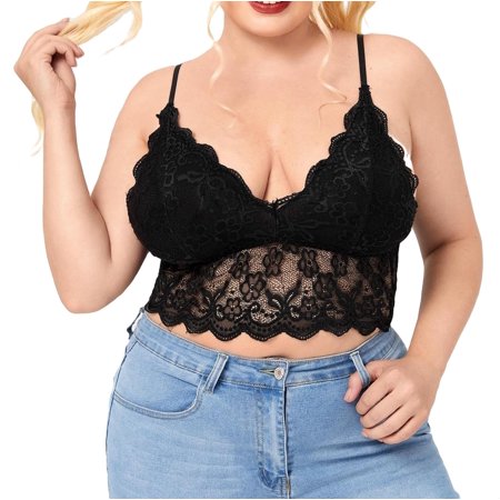 

A Piece Black Plus Size Bras & Bralettes (Women s)