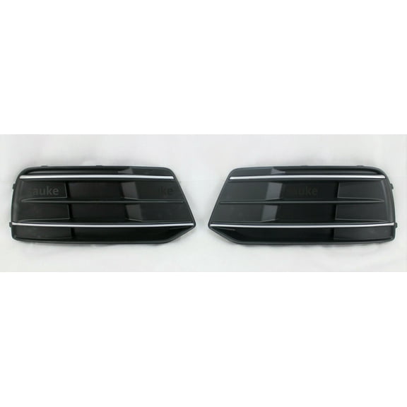 replacement 2018 - 2020 Q5 front bumper side grille bezel insert 2 pc set