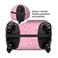 thumbnail image 4 of Balery Luggage Cover Breast Cancer Pink Ribbons Awareness Print Suitcase Covers for Luggage Elastic Washable Suitcase Protector Fits 18-32 Inch Luggage-X-Large, 4 of 9