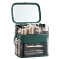 thumbnail image 1 of Amdohai Makeup Organizer Box with LED Mirror Dust Water Proof Cosmetics, 1 of 7