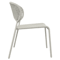 thumbnail image 4 of HOMETRENDS Elora Steel Outdoor Stacking Chair, Greige, 4 of 10