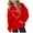Red, variant on Emitonse Baby and Toddler Girls Shirts Kids Hoodies Girls Long Sleeve Oversized Fleece Sweatshirt Cute Plain Tops Pullover Pink,Size 3-4 Years