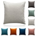 thumbnail image 2 of Housse de Coussin Simple Coussin Souple Housse de Coussin Carré pour Canapé Bureau, 2 of 10
