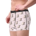 thumbnail image 3 of Wukai Heart Cat Print Men’s Underwear Breathable Boxer Briefs,&nbsp;Moisture Wicking & Breathable-Small, 3 of 7