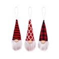 thumbnail image 1 of Paquete de tres adornos navideños colgante pequeño de punto adornos colgantes para árbol de Navidad colgante pequeño de muñeco sin rostro de anciano del bosque colgante ANGGREK Otros, 1 of 8