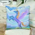 thumbnail image 2 of MKHERT Unicorn Throw Pillowcase Pillow Cover Cushion Couver 18x18 inch, Set of 2, 2 of 2
