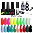 thumbnail image 1 of LILYCUTE Juego de manicura 36W Lámpara UV Juego de uñas 10 colores Semipermanente Juego de esmaltes de gel para uñas con capa superior para base Soak Off Lámpara LED UV zhangmengya LED, 1 of 2