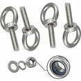 thumbnail image 5 of Perno de ojo M8 4 piezas Tornillo Anillo de perno de ojo Tornillos de acero inoxidable Anillo de tornillo Perno de ojo Anillo de fijación Rosca macho Tornillo de ojal de acero inoxidable para, 5 of 5