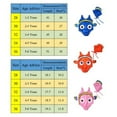 thumbnail image 2 of 2 Pcs Maillot de Bain pour Filles Bébé Poisson Rouge Tenue de Plage + Chapeau de Natation, 2 of 5