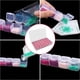 thumbnail image 5 of Wosthever Caja de joyería Contenedor de cuentas de plástico 56/28 Rejillas Collar de pendientes Caja organizadora de accesorios de joyería Suministros de limpieza para el hogar rosado, 5 of 6