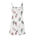 thumbnail image 5 of IROINID Femmes Léger Court Rompers, Femmes Été Confortable Bretelles Décontractée Impression Shorts Poche Combinaison Shorts Multicolore XL, 5 of 5
