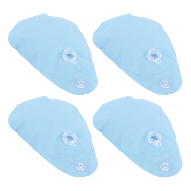Lot de 10 Poids de Couverture de Piscine en PVC, Sacs d'Eau Robustes Suspendus pour Couverture de Piscine hors Sol, Design Gain de Place, Bâche de Protection pour Couverture de Piscine hors Sol