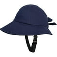 thumbnail image 1 of Hatshaped helmet, bicycle helmet sun protection, summer headwear for women, navy blue, 1 of 5