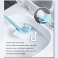 thumbnail image 4 of Monstrate Juego de escobillas de baño de doble cara, 2 uds., accesorios de baño que ahorran trabajo, cepillo de limpieza de esquinas, cepillos de mango Suministros de limpieza para el hogar Rosa Monstrate HA081639-03, 4 of 6