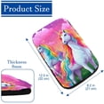 thumbnail image 4 of Unicorn Soft Comfortable Furry Printed Armrest Cover 12.5x8.2 Inch - Car Armrest Mat Accessory, 4 of 6