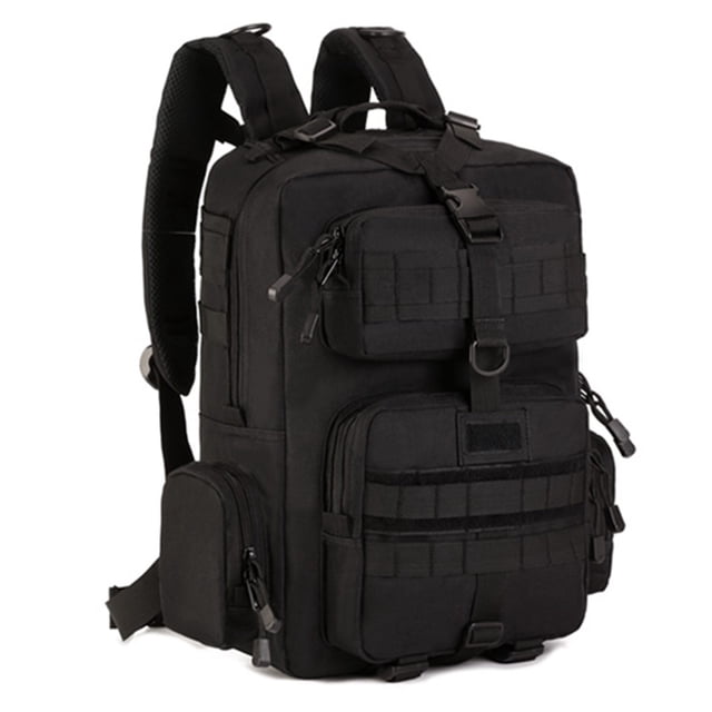 Bolsa de camping Advancent Unisex Resistencia al desgaste Nylon 30L Ganchos Negro