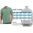 thumbnail image 4 of GENTS BLISS Short Sleeve Men T shirts Ribbed Crew Neck Shirts for Men Color Block Tee Shirts with Pocket, 4 of 9