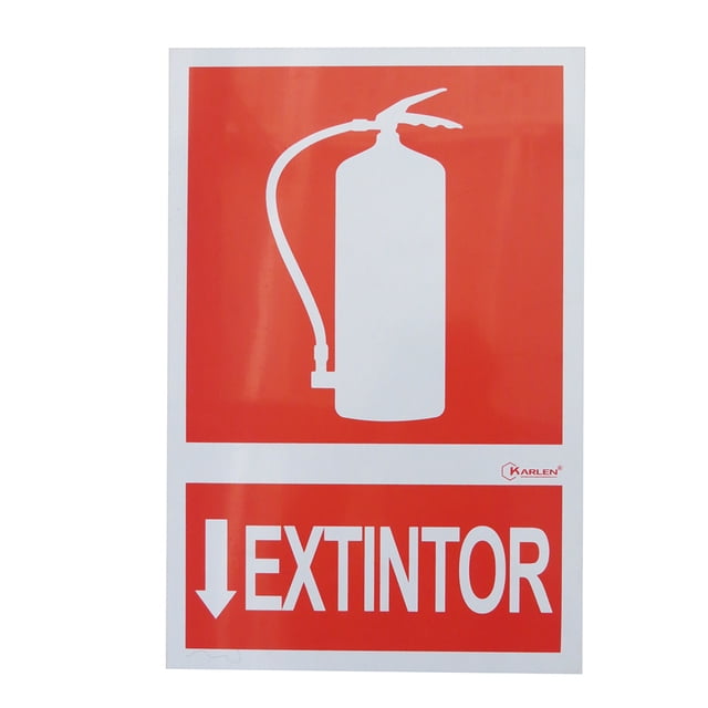 Señal Extintor Fotoluminiscente KARLEN 20x25cm