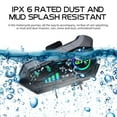 thumbnail image 4 of Motorcycle Helmet Headset, Bluetooth 5.3 Wireless Headphones, Motorcycle Intercom For 2 Drivers, Hands-Free Headset, Waterproof Ipx6, 4 of 6