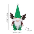 thumbnail image 6 of Shoreew Christmas Faceless Gnome Dolls Nordic Style Forest Ornaments Festive Party Props for Window Display & Home Decor, 6 of 7