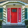 thumbnail image 6 of NWOKYZGH Merry Christmas Banners with String Lights, Christmas Decoration Banners for Outside, Timed Christmas Door Banners, Christmas Decorations for Porch Sign, Indoor, Yard, 6 of 6