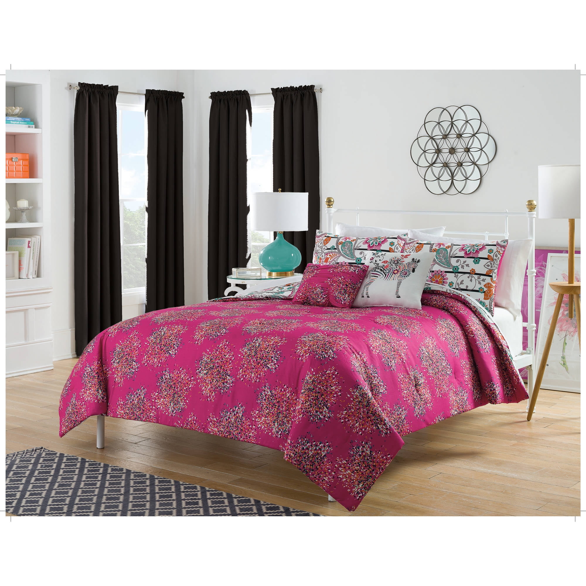 Harmony At Home Flower Power Piece Reversible Bedding Comforter - Harmony At Home Flower Power Piece Reversible Bedding Comforter Set Walmartcom harmony at home flower power piece reversible bedding comforter - harmony at home flower power piece reversible bedding comforter set walmartcom
