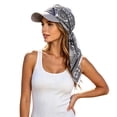 thumbnail image 3 of Headwear for Women Brim Visor Head Scarf Pre Tied Headwraps Lightweight Skull Cap, 3 of 6