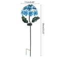 thumbnail image 3 of ZPAQI LED Solar Lights Hydrangea Flower Yard Stake for Garden Patio Backyard Decor, 3 of 13