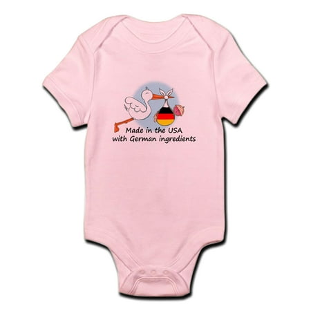 

CafePress - Stork Baby Germany USA Infant Bodysuit - Baby Light Bodysuit