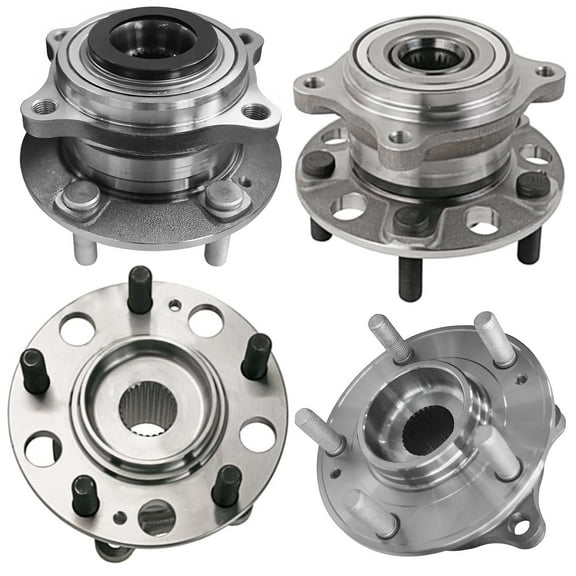 Detroit Axle - AWD Wheel Bearing Hubs for Hyundai 2016-2020 Tucson 2017-2020 Kia Sportage, Front Rear Wheel Bearing and Hubs Assembly 2018 2019 Replacement