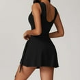 thumbnail image 2 of Women's Sports Dress - Strap Casual Fitness Yoga Tennis Dress with Back Design, 2 of 8