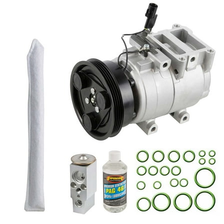 For Hyundai Accent AC Compressor w/ A/C Repair Kit - BuyAutoParts