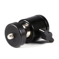 thumbnail image 2 of Cateissary Adaptador de trípode de fotografía de 1/4 pulgadas y 3/8 pulgadas, Mini soporte de cabeza de bola, conector de cámara DSLR, videocámara DV Accesorios de cámara y óptica, 2 of 6