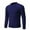Navy, variant on ibuvkizy Mens Sweater!Men's Knitwear Vintage Round Neck Solid Color Elastic Pullover Fleecing Texture Trend Sweater Coat Black,XXXL