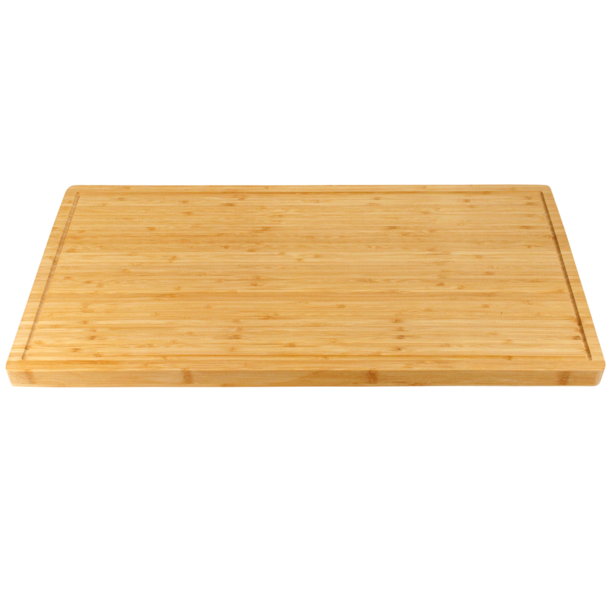 BambooMN Heavy Duty Premium Bamboo Cutting Board Grooved - 24" x 12" x 1"