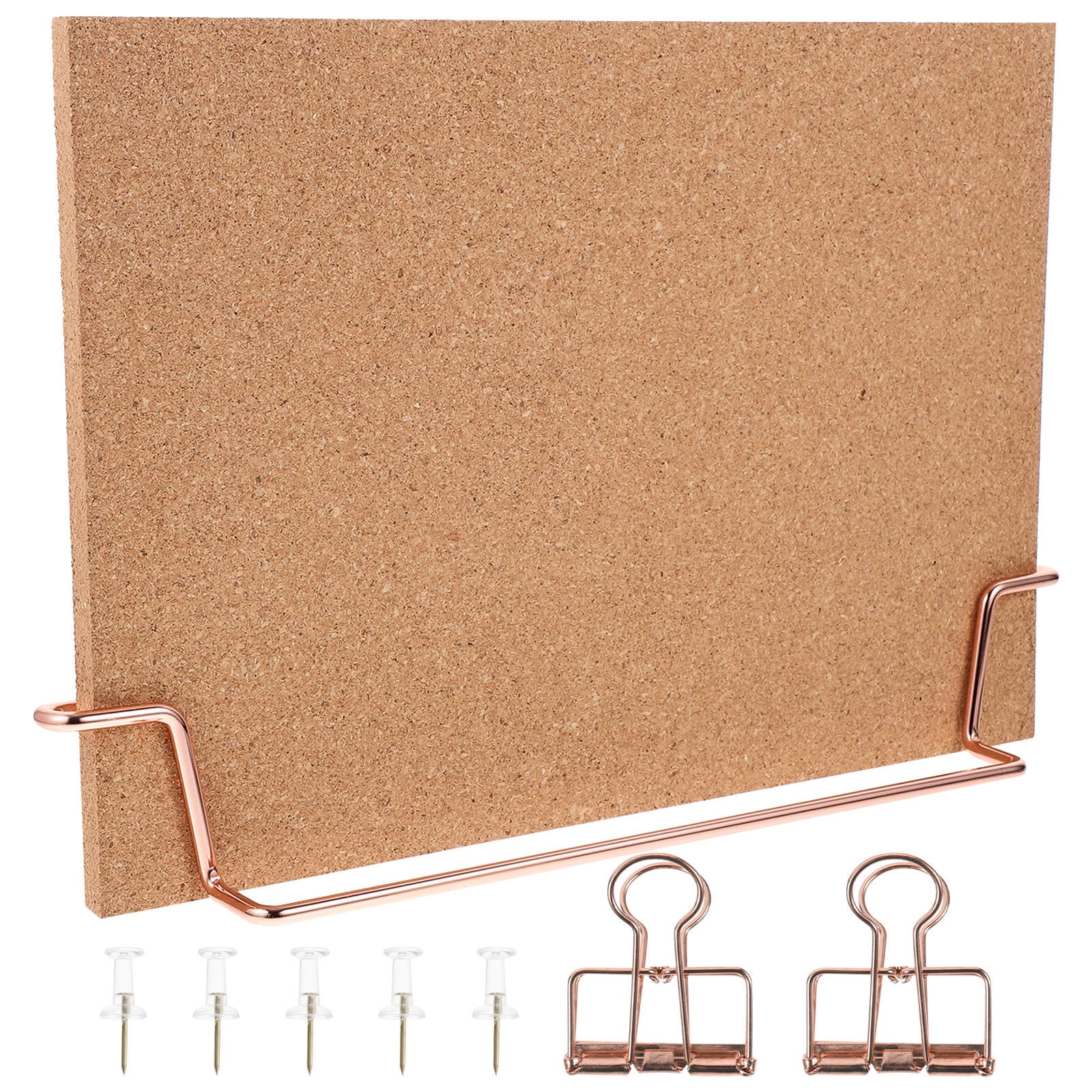 LEORX  Bulletin Board with Stand Message Cork Office Note Photo Wall Display Bracket