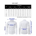 thumbnail image 5 of Men's Floral Jacquard Dress Shirt Long Sleeve Button Down Shirts, 5 of 5