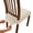 rice, variant on Pack of 4 Classical Striped Grids Pattern Chair Covers with Elastic Removable Washable Stretch Seat Cushions Covers