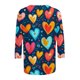 thumbnail image 5 of RKSTN Valentines 3/4 Sleeve Tops for Women Oversized Crewneck Valentine's Day Graphic Printed Short Sleeve T Shirt Womens Casual Round Neck Loose Comfy Loves Heart Print Three Quarter Sleeve Shirts, 5 of 6