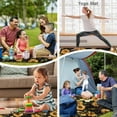 thumbnail image 4 of Extra Large Picnic Blankets Waterproof Foldable (80 "x 80") Beach Blanket Waterproof Sandproof,3-Layer Thicking Mat Outdoor Packable Camping Blanket, 4 of 6