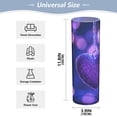 thumbnail image 2 of Plastic Vase 11.8 x 3.9 Inch Vase Transparent Non-Breakable Plastic Ornamental Culture Bottle Storage Jar Modern Family Wedding Decoration Cartoon Pretty Purple Heart, 2 of 6